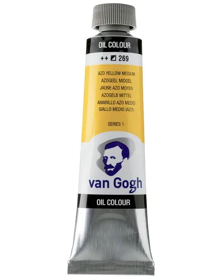 Van Gogh Azo Yellow Medium Oil Paint - 40Ml, Series 1 1