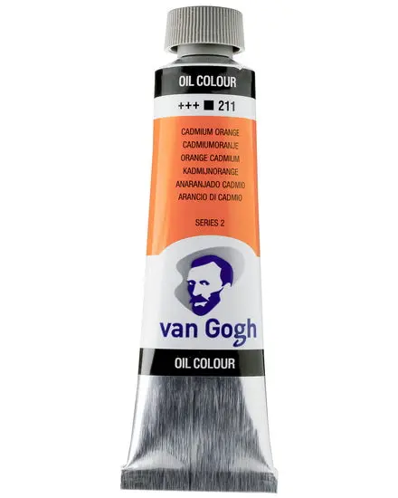 Van Gogh Cadmium Orange Oil Paint – 40Ml (Series 2) 1