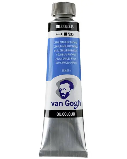 Van Gogh Oil Color – Cerulean Blue Phthalo (40 Ml, Series 1) 1