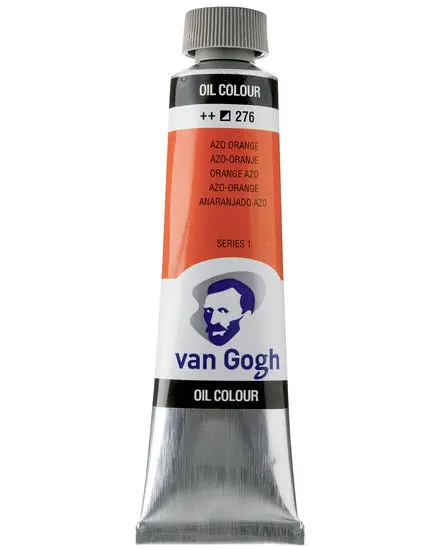 Van Gogh Oil Paint – Azo Orange, Series 1, 40 Ml 1