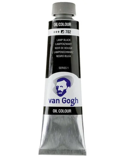 Van Gogh Oil Paint – Lamp Black, 40Ml, Student Grade (Series 1) 1