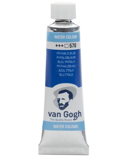 Van Gogh Phthalo Blue Watercolor – 10Ml (Series 1, 40Ml Equivalent) 1