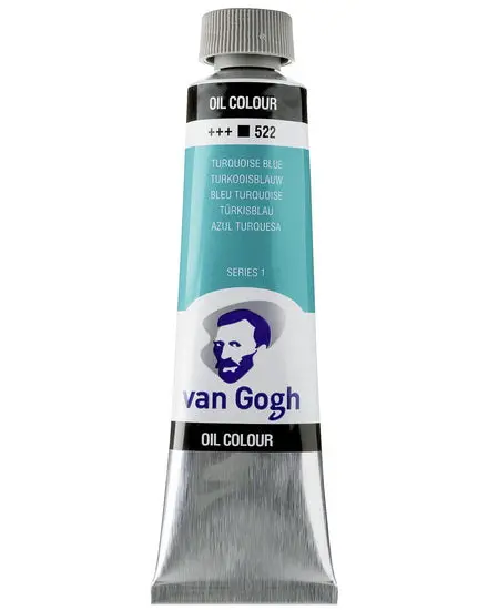 Van Gogh Turquoise Blue Oil Paint – 40 Ml (Series 1) 1