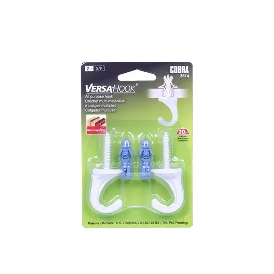 Versahook Dual-Pack – Heavy-Duty All-Purpose Adhesive Hooks 1