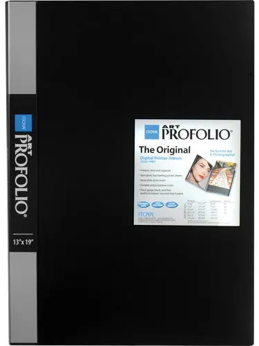 Vertical Artist Portfolio – 13 X 19 Inch Capacity, Durable Hard Cover Design 1