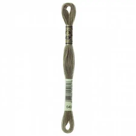 Very Dark Beige-Gray Embroidery Floss – 640 1