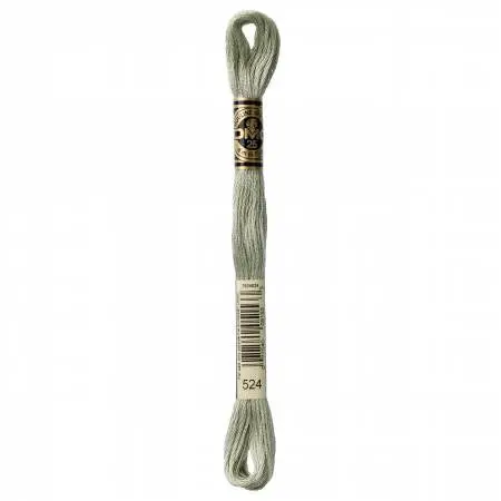 Very Light Fern Green Embroidery Floss – Dmc Color #524 1