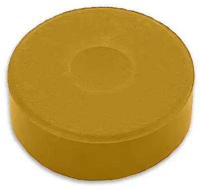 Vibrant Paint Disc Set – Yellow Ochre Hue, Metric-Sized 1