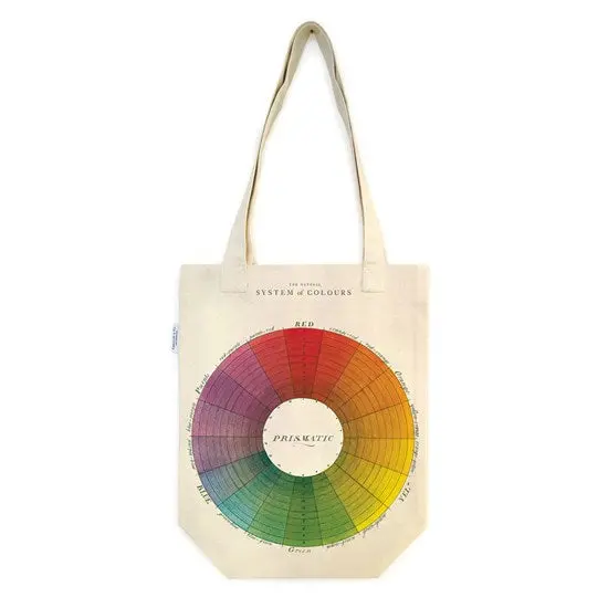 Vintage-Style Color Wheel Tote Bag 1