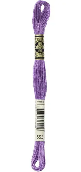 Violet Embroidery Floss – Dmc Color #553 1