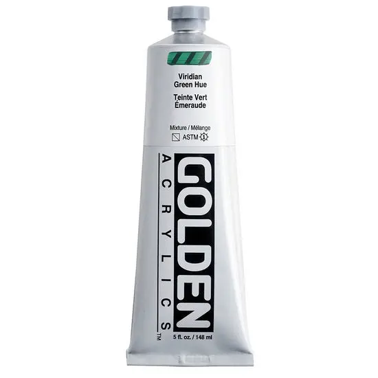 Viridescentian Green Hue Heavy Body Acrylic – 5Oz Vibrant, Thick Consistency 1