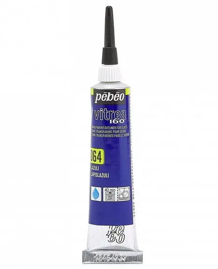 Vitrea 160 Relief Outliner – Lapis Lazuli – 20 Ml 1