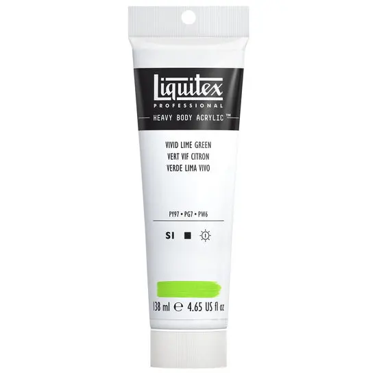 Vivid Lime Green Acrylic Paint – 4.65Oz Hb Series, Bold Saturation 1