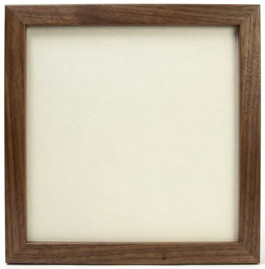 Walnut-Finish Floating Picture Frame – 8 × 8 Inches 1