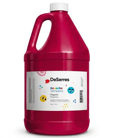 Washable Tempera Paint – Magenta, 3.6 L Bulk Container 1