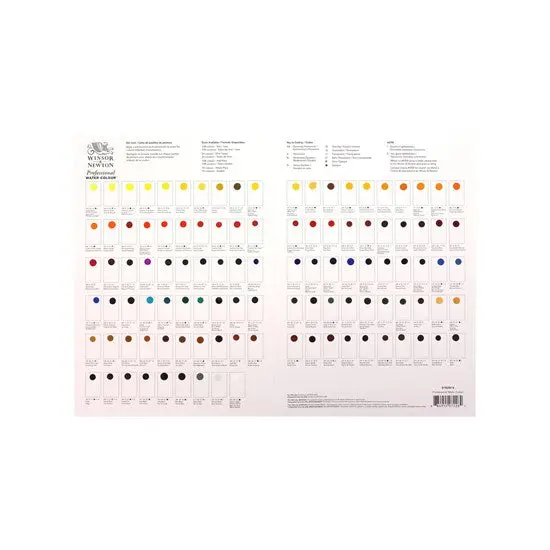 Watercolor Dot Card Collection – 109 Unique Pigments, Dot-Based Palette 1