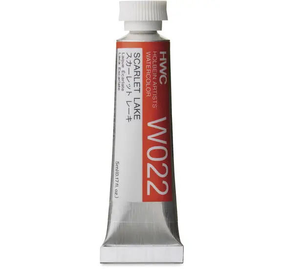 Watercolor Paint – Scarlet Lake Shade, 5 Ml Mini Tube (Series B) 1