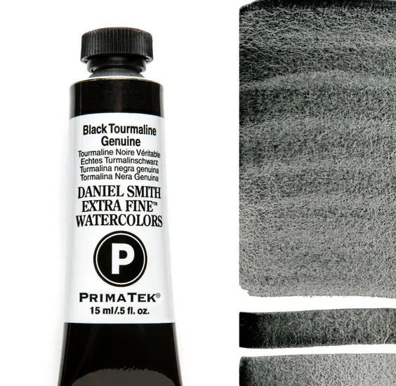 Watercolor Tube – Genuine Black Tourmaline (15 Ml, S3) 1