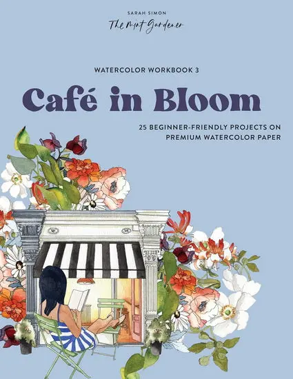 Watercolor Workbook: A Day At The Café – 25 Guided Beginner Projects On Premium Paper 1