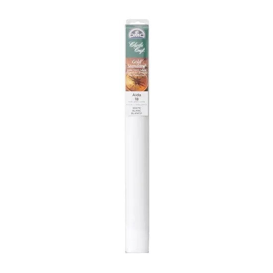 White 18-Count Aida Cross-Stitch Fabric Sheet (15" X 18") 1
