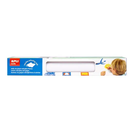 White Adhesive Paper Roll 1