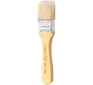 White Bristle Oil Painting Brush – Size #1, 1 Cm Width 1