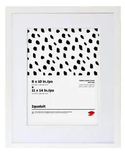 White Gallery Photo Frame – 11×14 Inch With 8×10 Inch Mat Opening 1