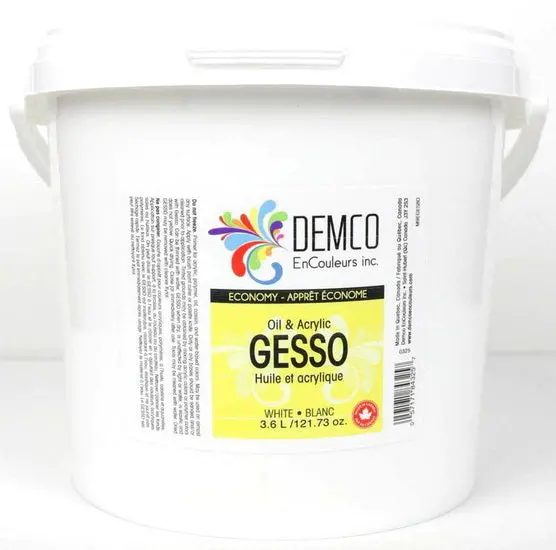 White Gesso Primer – 3.6 Liter Bulk Container 1