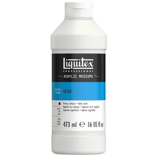 White Gesso Primer – 473 Ml, Heavy-Duty Acrylic Ground 1