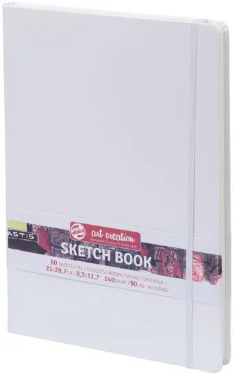 White Sketchbook For Creative Art – 21 × 29 Cm 1