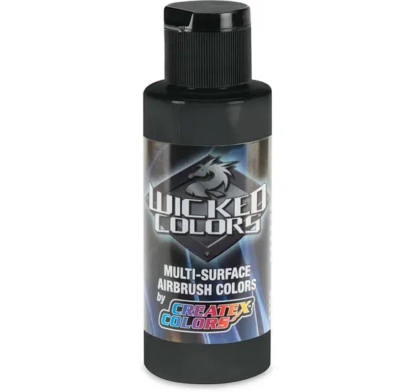 Wicked Airbrush Paint – Jet Black (59 Ml) 1