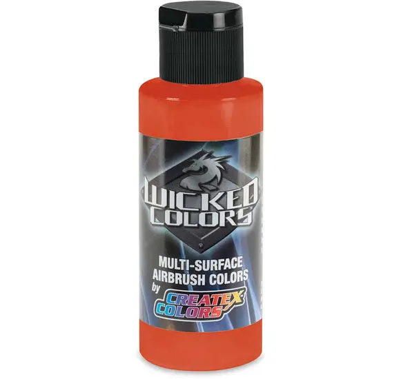Wicked Airbrush Paint – Pearl Orange, 59Ml Metallic Finish 1