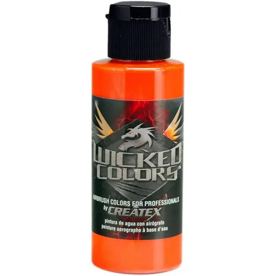 Wicked Airbrush Paint – Vibrant Orange, 59 Ml 1