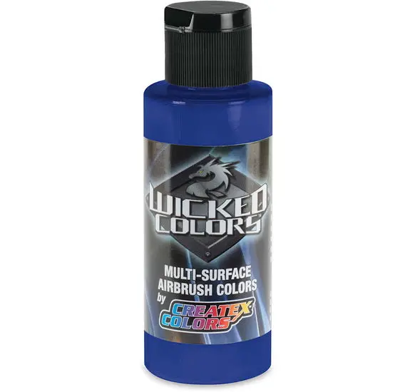 Wicked Airbrush Paint – Vivid Blue, 59 Ml Professional Formula 1