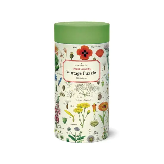 Wildflower-Themed 1000-Piece Jigsaw Puzzle 1