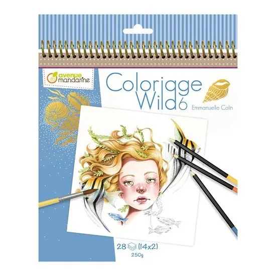 Wildlife-Themed 6-Piece Coloring Book Collection 1