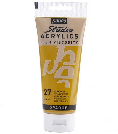 Winsor & Newton Acrylic Paint – Studio Grade, 100Ml, Yellow Ochre 1
