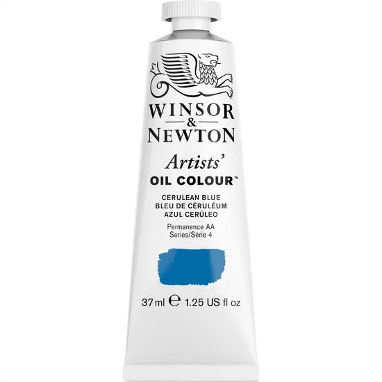 Winsor & Newton Artists’ Cerulean Blue Oil Paint – 37Ml, Series 4 1
