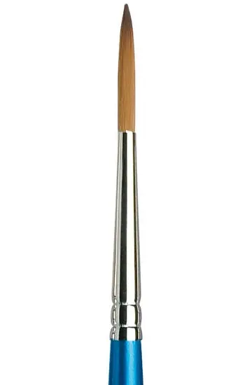 Winsor & Newton Cotman Round Brush, Size 4, Long Handle 1