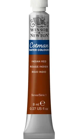 Winsor & Newton Cotman Watercolor – Indian Red (8 Ml) 1