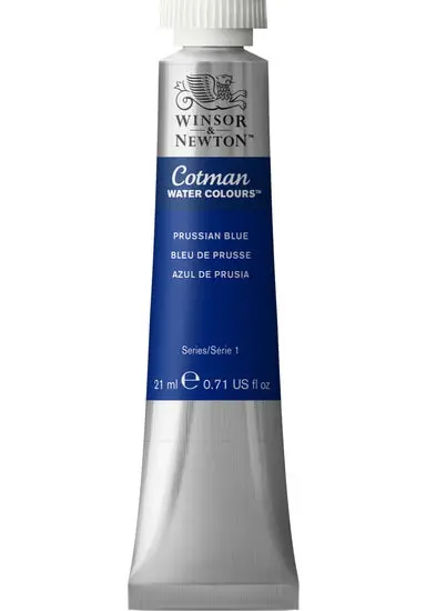 Winsor & Newton Cotman Watercolor – Prussian Blue, 21 Ml Tube 1