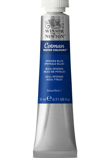 Winsor & Newton Cotman Watercolour Paint - 21Ml Intense Blue (Series 1) 1