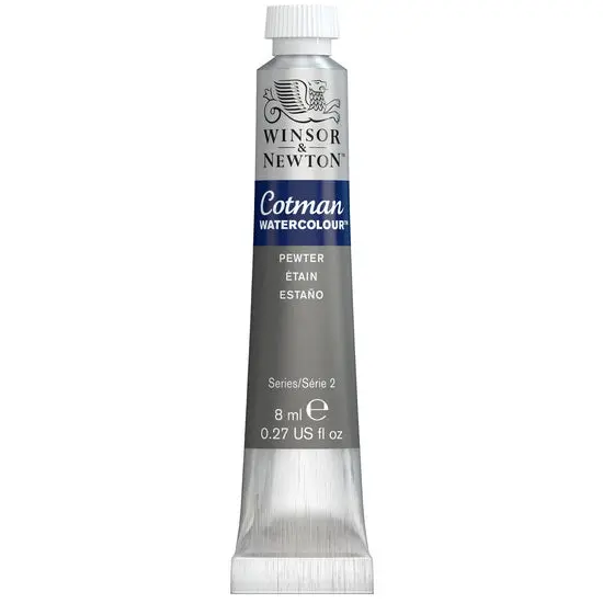 Winsor & Newton Cotman Watercolour – Pewter Shade, 8Ml Tube 1