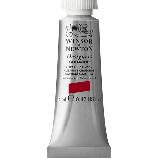 Winsor & Newton Designer’S Gouache – Alizarin Crimson, 14 Ml 1