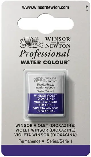 Winsor & Newton Watercolor Half Pan – Dioxazine Violet (S1) 1
