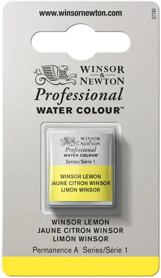 Winsor & Newton Watercolor Half Pan — Lemon Yellow (Series 1) 1