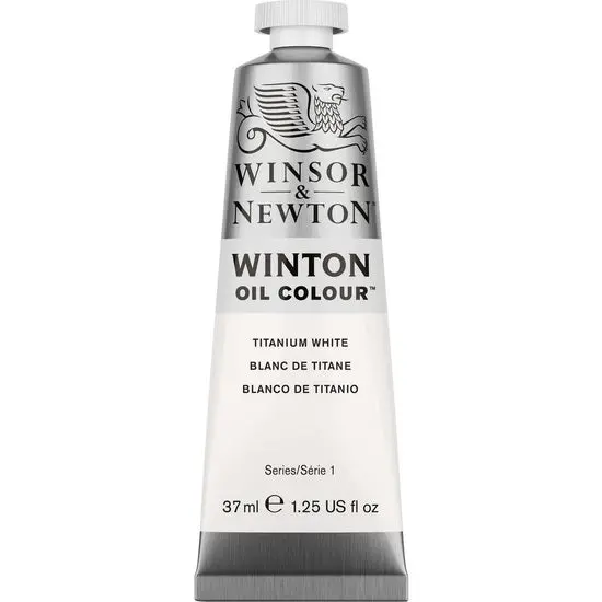 Winsor & Newton Winton Oil Paint In Titanium White, 37 Ml Tube, Series 1 1