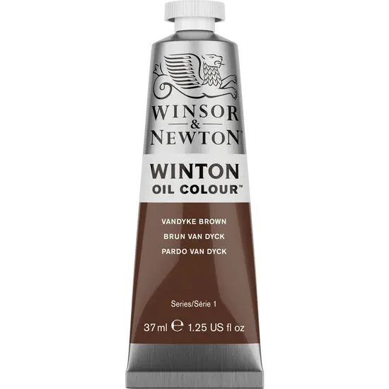 Winsor & Newton Winton Oil Paint In Van Dyke Brown – 37Ml Tube 1