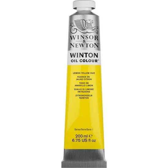 Winsor & Newton Winton Oil Paint – Lemon Yellow Hue, 200Ml, Student Series 1