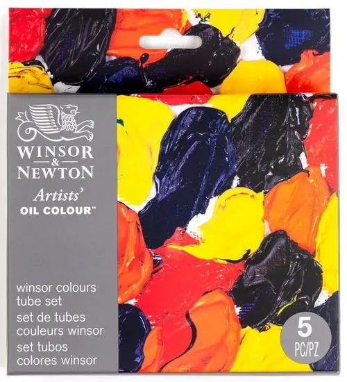 Winsor Oil Color Starter Set – 5-Tube Professional Collection 1